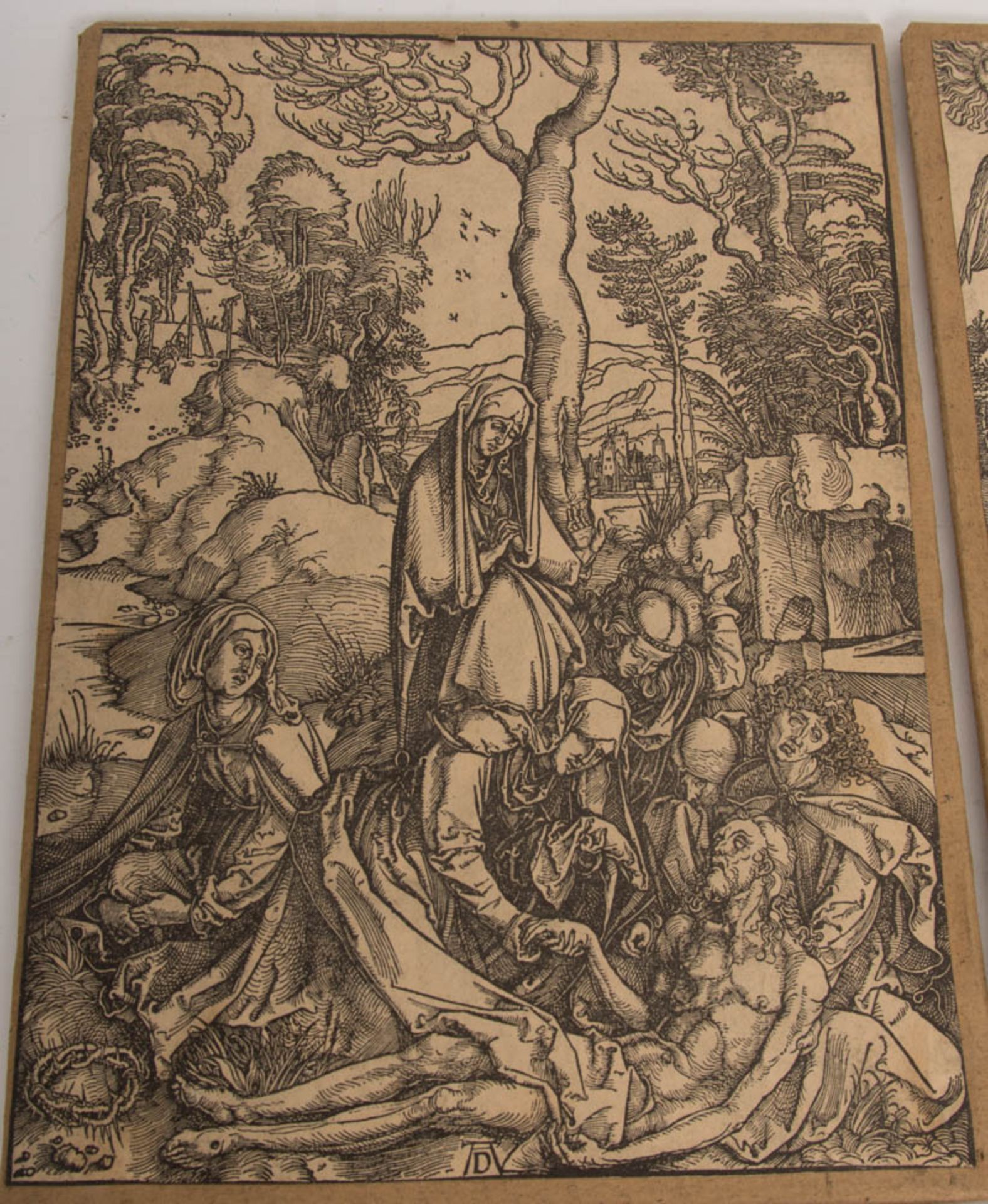 Konvolut von dreizehn Faksimile-Druckplatten zu "Die große Passion" von Albrecht Dürer, wohl Zinkätz - Bild 11 aus 33