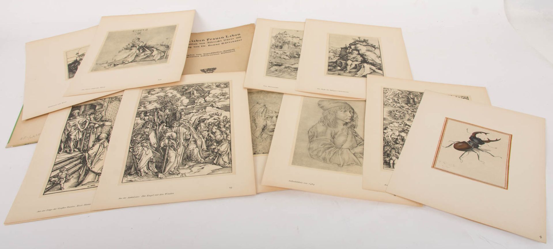 Konvolut von dreizehn Faksimile-Druckplatten zu "Die große Passion" von Albrecht Dürer, wohl Zinkätz - Image 29 of 33