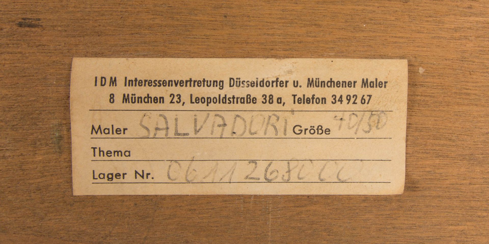 Nino Salvadori, Klavierspiel, Öl auf Platte, Italien, 20. Jh. - Bild 5 aus 5