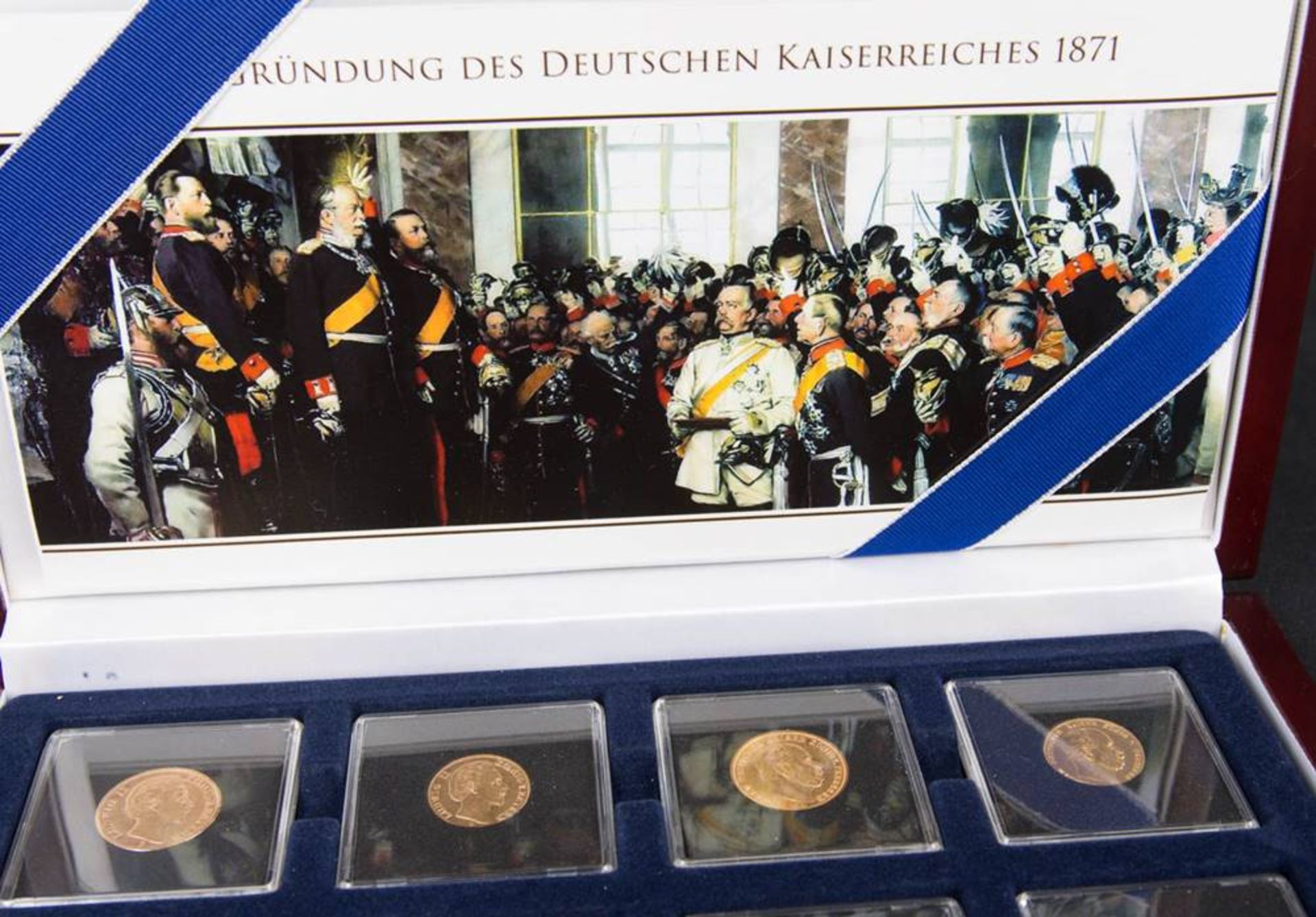 Kaiserreich: Goldmünzenset 8 Stück. - Bild 4 aus 13