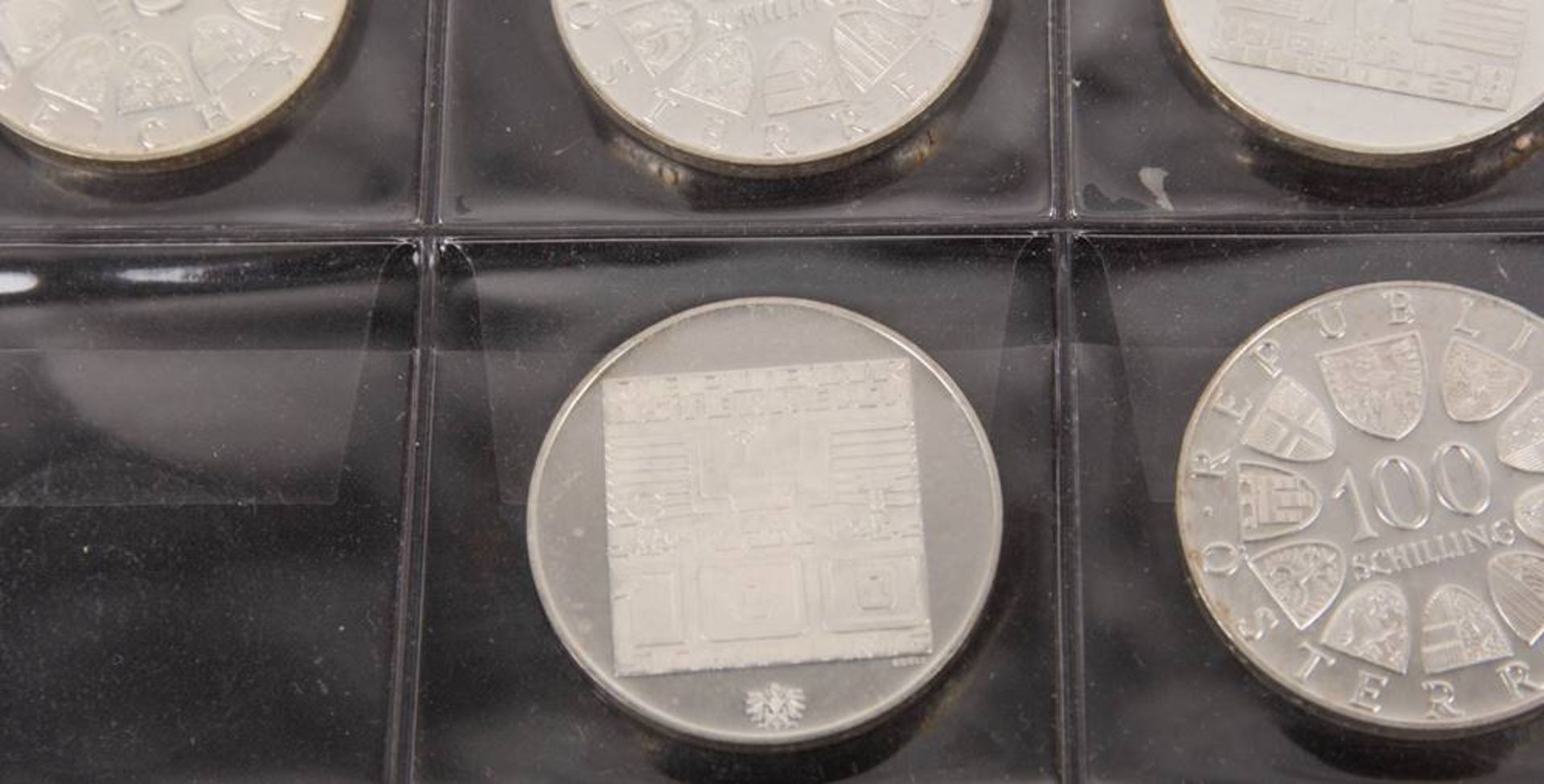 Österreich: 15 Silbermünzen, 2. Republik 217,6g Feinsilber. - Bild 4 aus 6