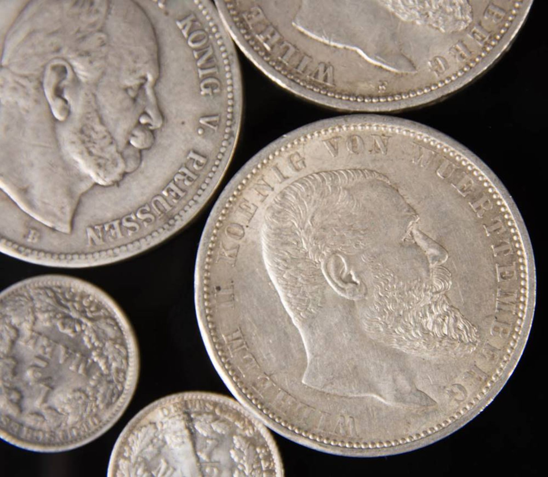Deutsches Reich: Silbermünzen 20 Pf. bis 5 Mark 19 Stück. - Bild 2 aus 4