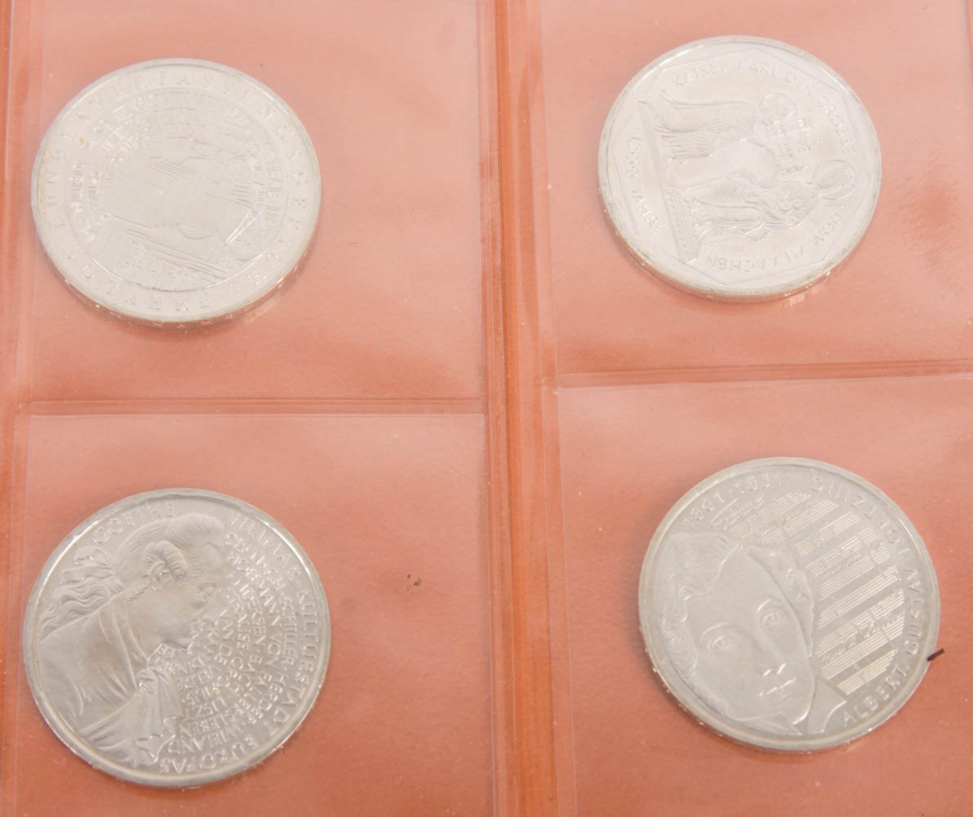 BRD: 10 DM Silbergedenkmünzen, 521,31 g Feinsilber. - Bild 16 aus 17