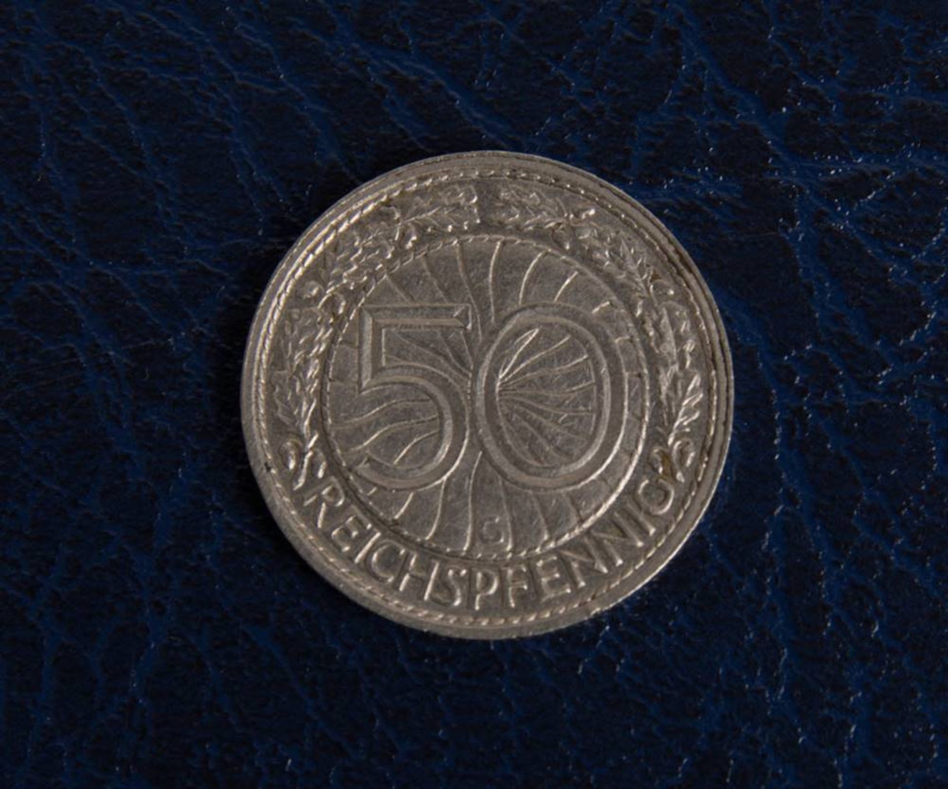 Rarität: 50 Reichspfennig 1932 G, Jaeger Nr. 324.