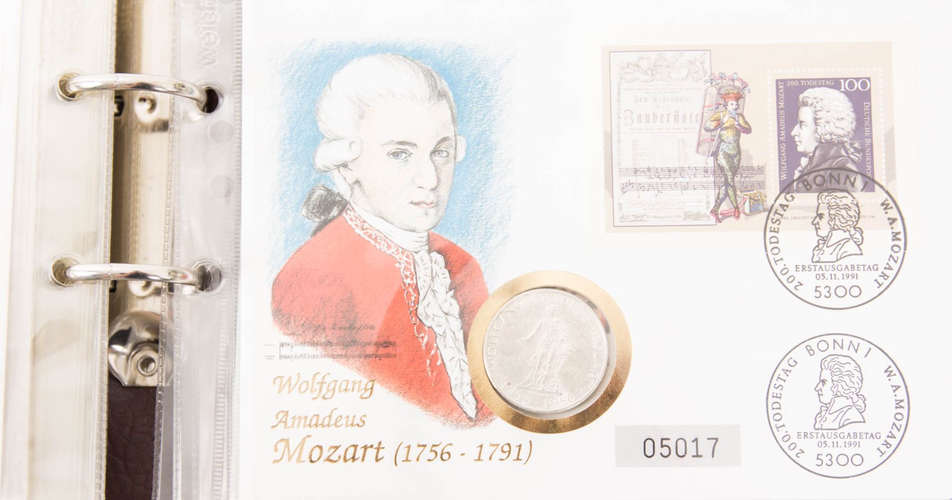 Drei Münzalben, Numisbriefe, mit Silber. - Bild 16 aus 17