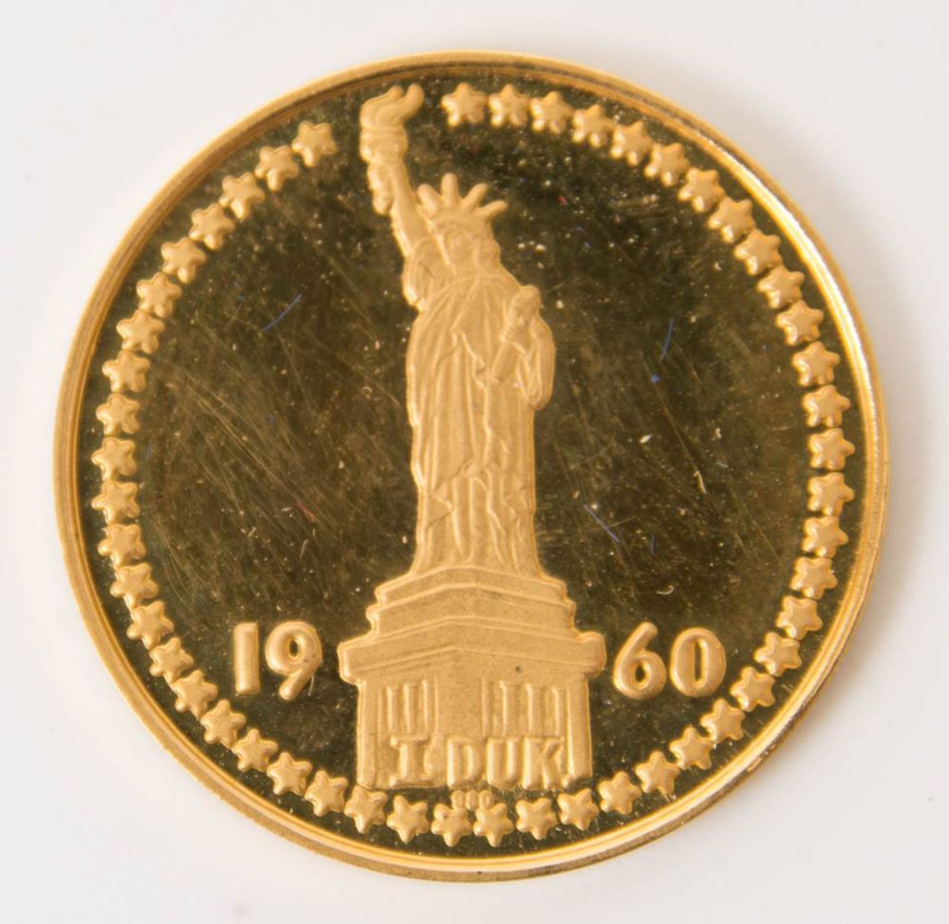 USA: Goldmedaille Kennedy 3,15g Feingold. - Bild 2 aus 2