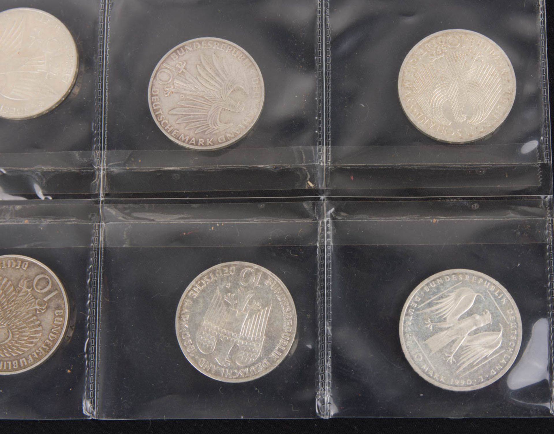 BRD: Silbergedenkmünzen 263,8g Feinsilber. - Bild 2 aus 13
