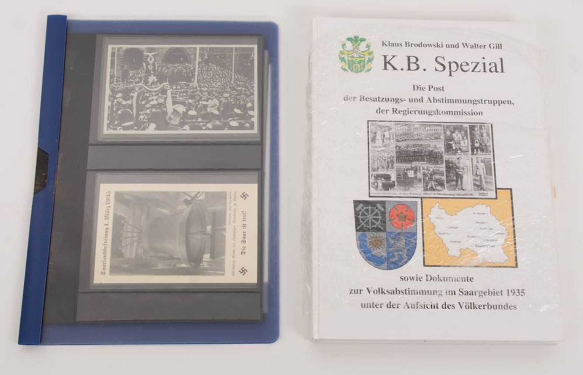 Beleg-Sammlung Saarabstimmung 1935.