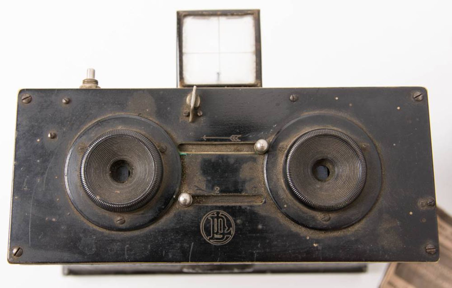 Konvolut von drei historischen Stereo-Plattenkameras, Frankreich, frühes 20. Jh. - Bild 2 aus 6