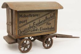 Holzwagen, Deutsche Expressgesellschaft, Möbeltransport.