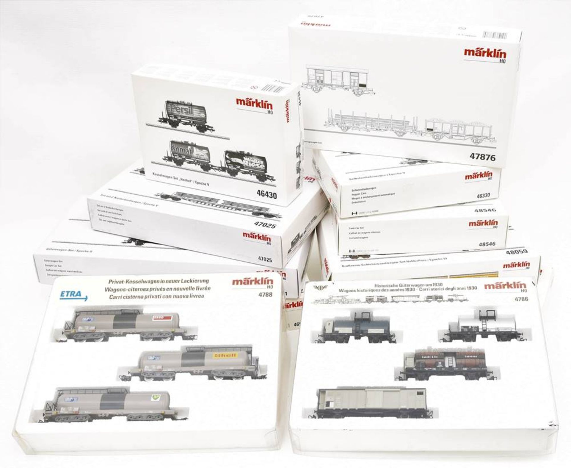 Märklin H0 Wagen Set Konvolut, Alle in OVP. 