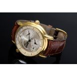 GG 750 Jaeger-LeCoultre "Master Géographique" Herrenarmbanduhr, No. 1015, Saphi