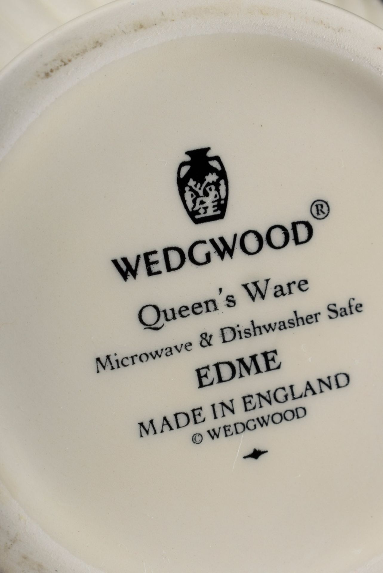 74 Teile Wedgwood Creamware Frühstücks- und Speiseservice "Edme", bestehend aus - Bild 6 aus 6