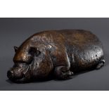 Ranslet, Arne (1931-2018) "Hængebugsvin" (Hängebauchschwein) 1982, Bronze, am B