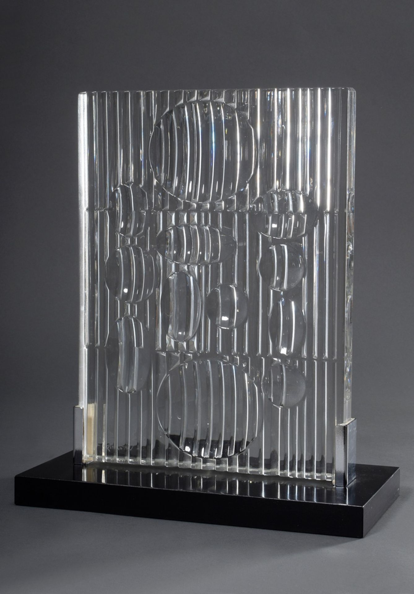 Vasarley, Victor (1906-1997) "Erebus", Rosenthal Studio-Line Glas Jahresobjekt