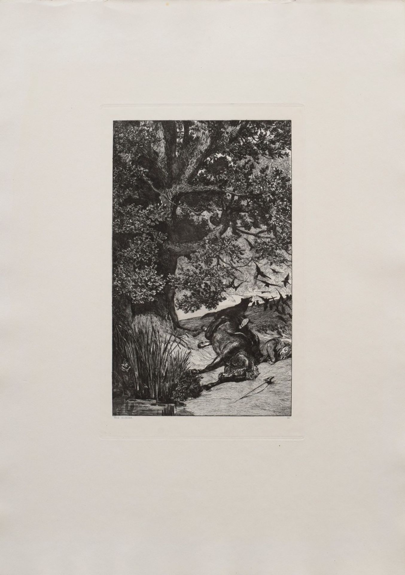4 Klinger, Max (1857-1920) Blätter aus "Intermezzi - Opus IV" um 1920, (Blatt 2 - Bild 10 aus 11