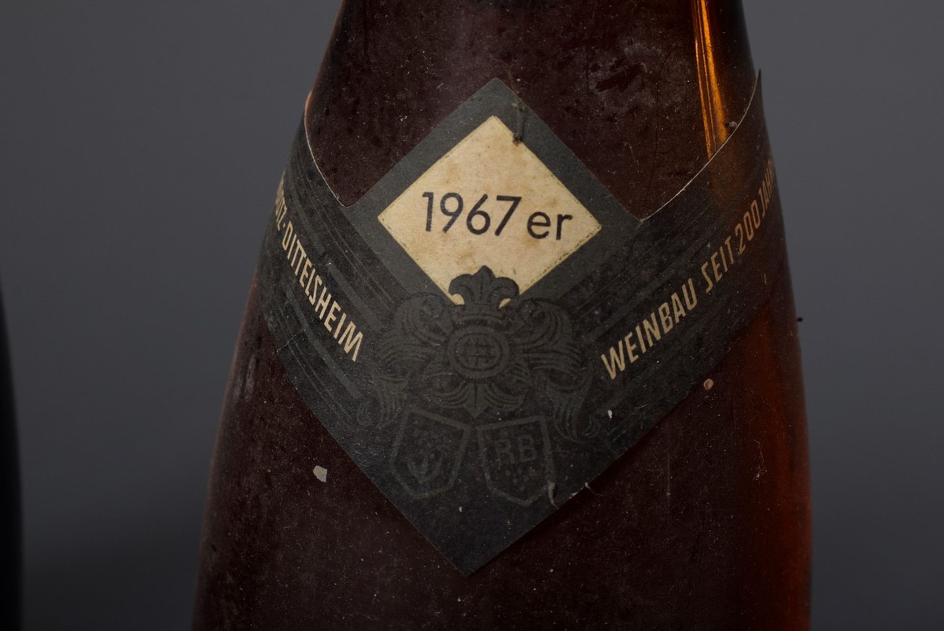 5 Diverse Flaschen deutscher Weißweine: Rheinhessen "Binger Rochusberg" 1957, S - Bild 7 aus 10