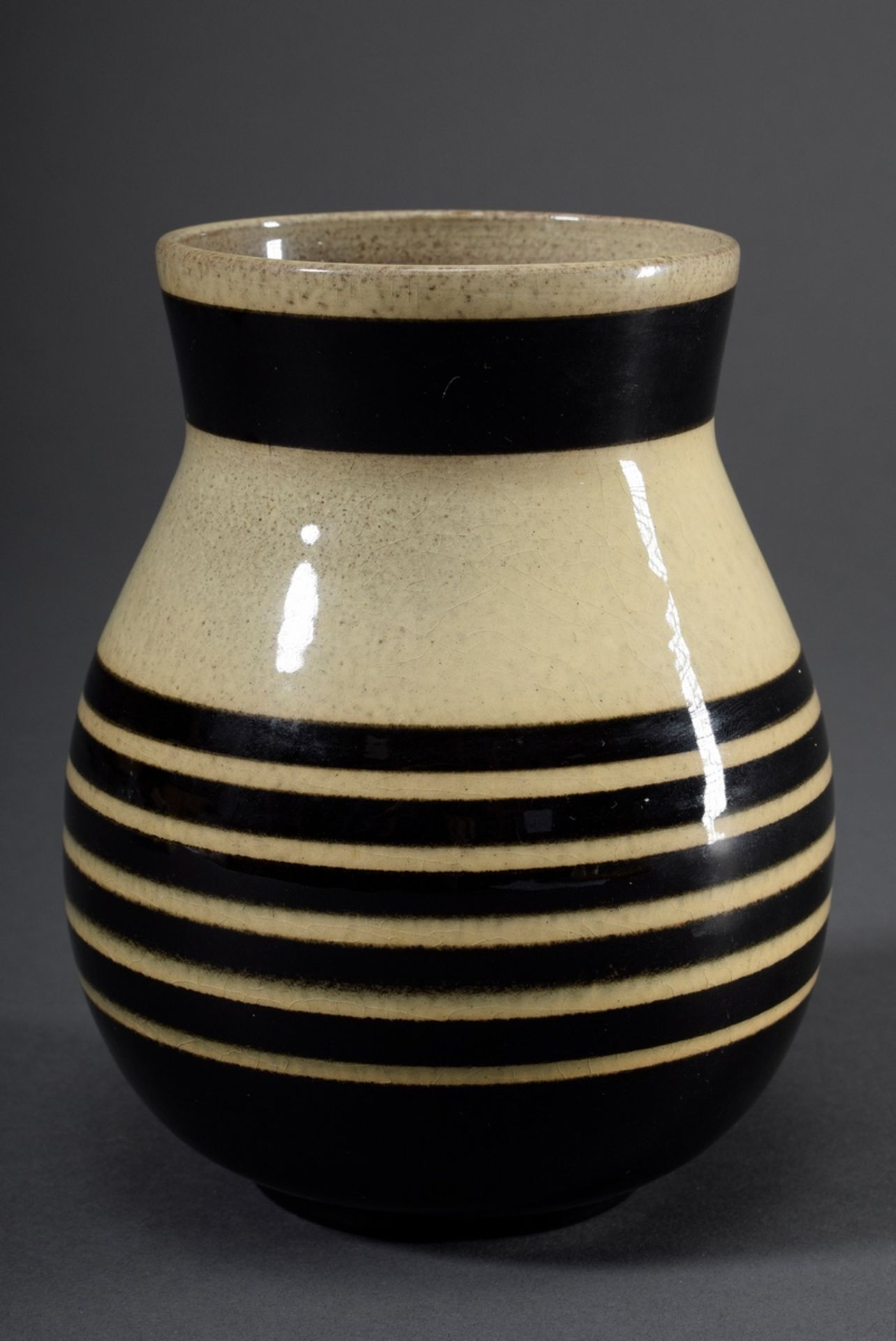 Bollhagen, Hedwig (1907-2001) "Vase 341" mit Dekor 192, am Boden diverse Marke - Bild 3 aus 4