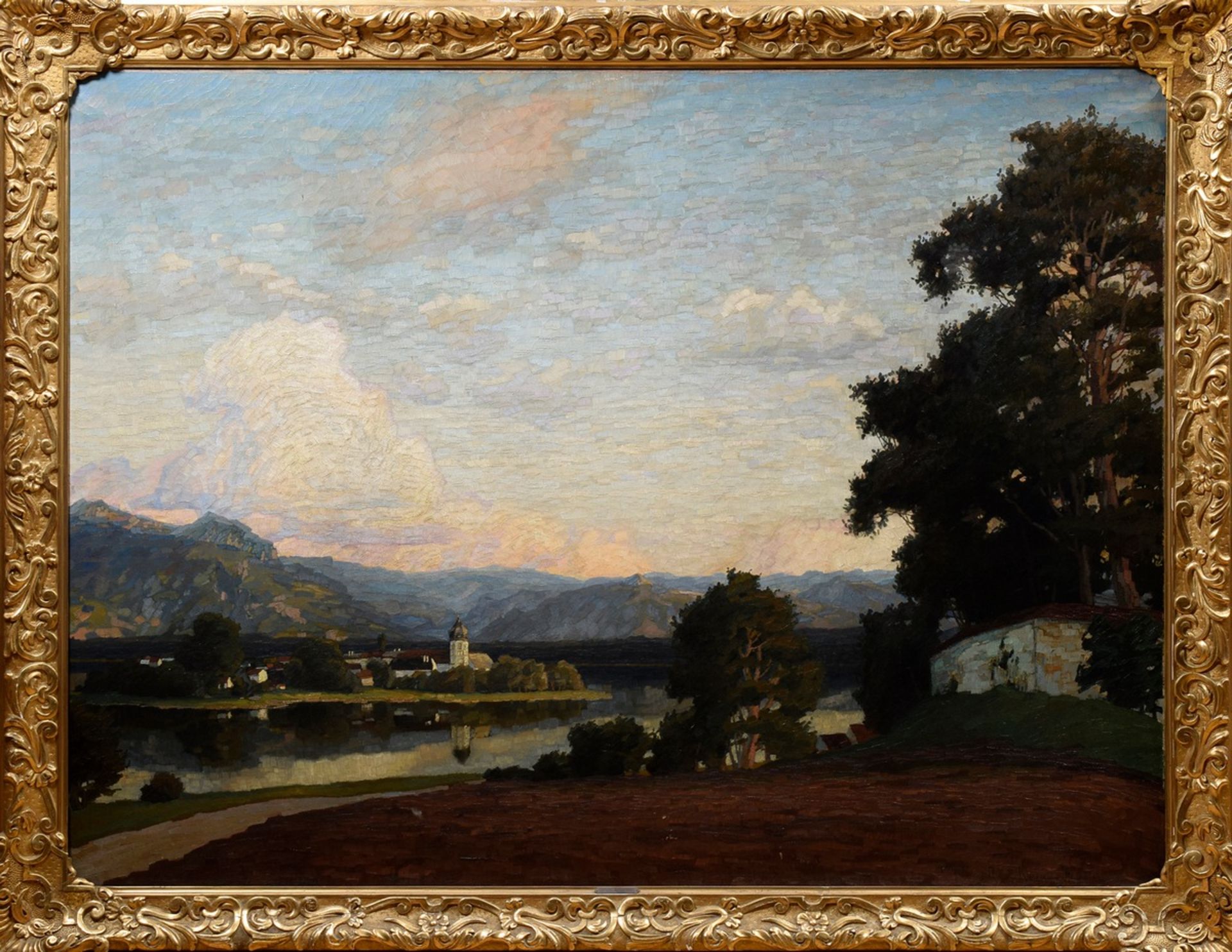 Kaiser, Richard (1868-1941) "Kloster Frauenwörth auf der Fraueninsel/Chiemsee" - Bild 2 aus 7