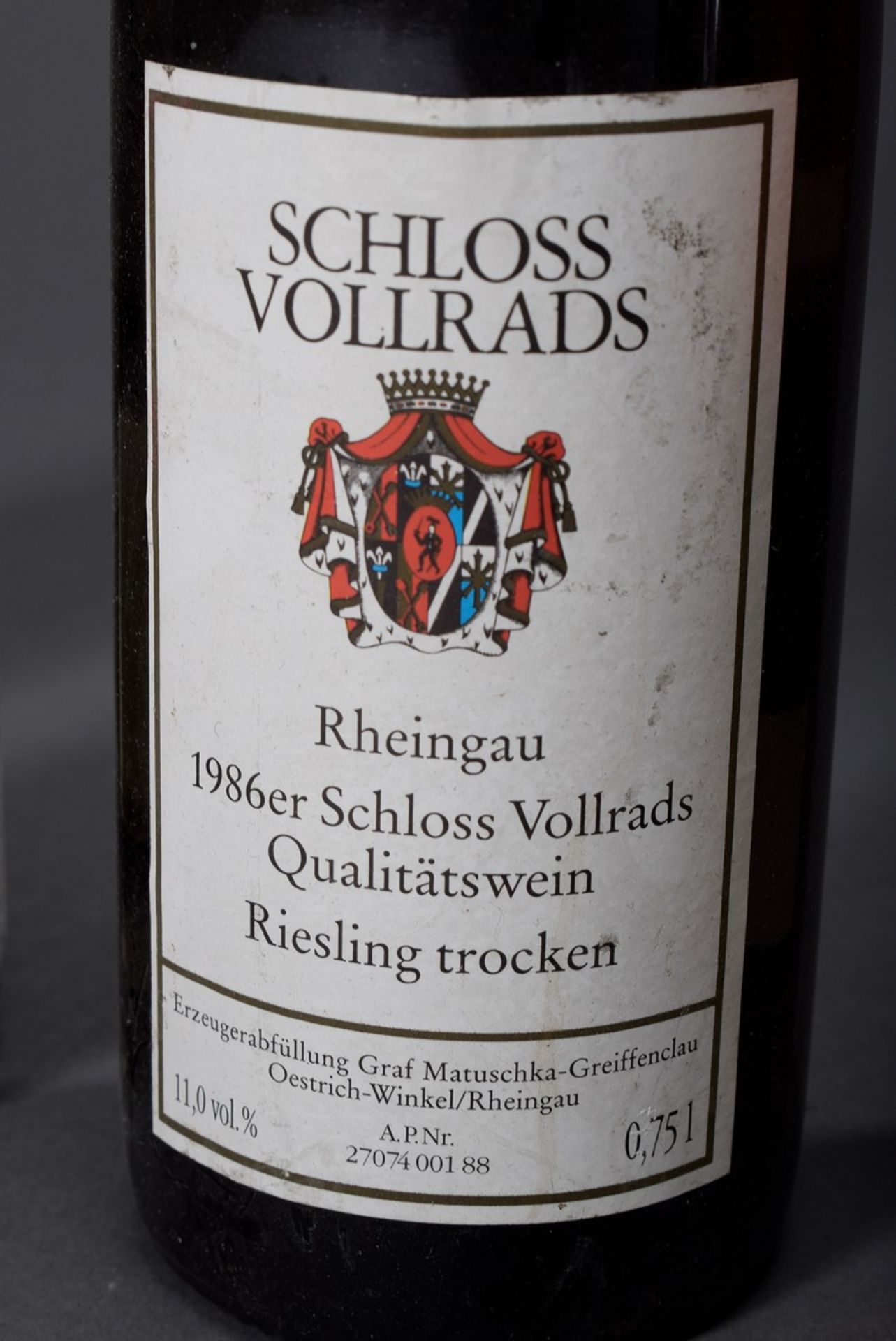 5 Diverse Flaschen deutscher Weißweine: Rheinhessen "Binger Rochusberg" 1957, S - Bild 5 aus 10