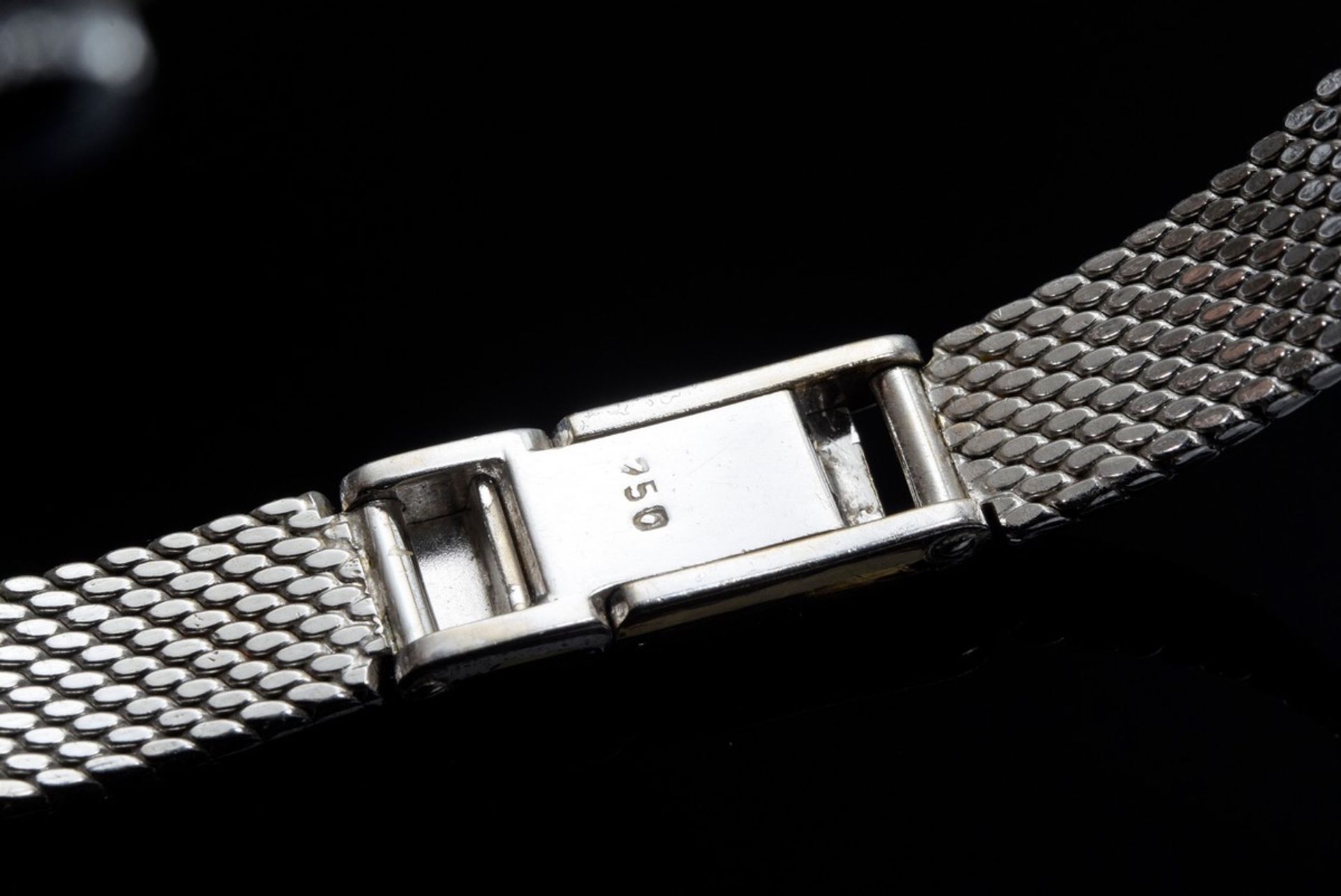 WG 750 Damenarmbanduhr "Cito", Handaufzug, Faltverschluß, Stundenindizes, 33,2g - Image 3 of 4