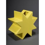 Sottsass, Ettore (1917-2007) "Hsing Vase" (gelb) 1989, Keramik, für Alessio Sar