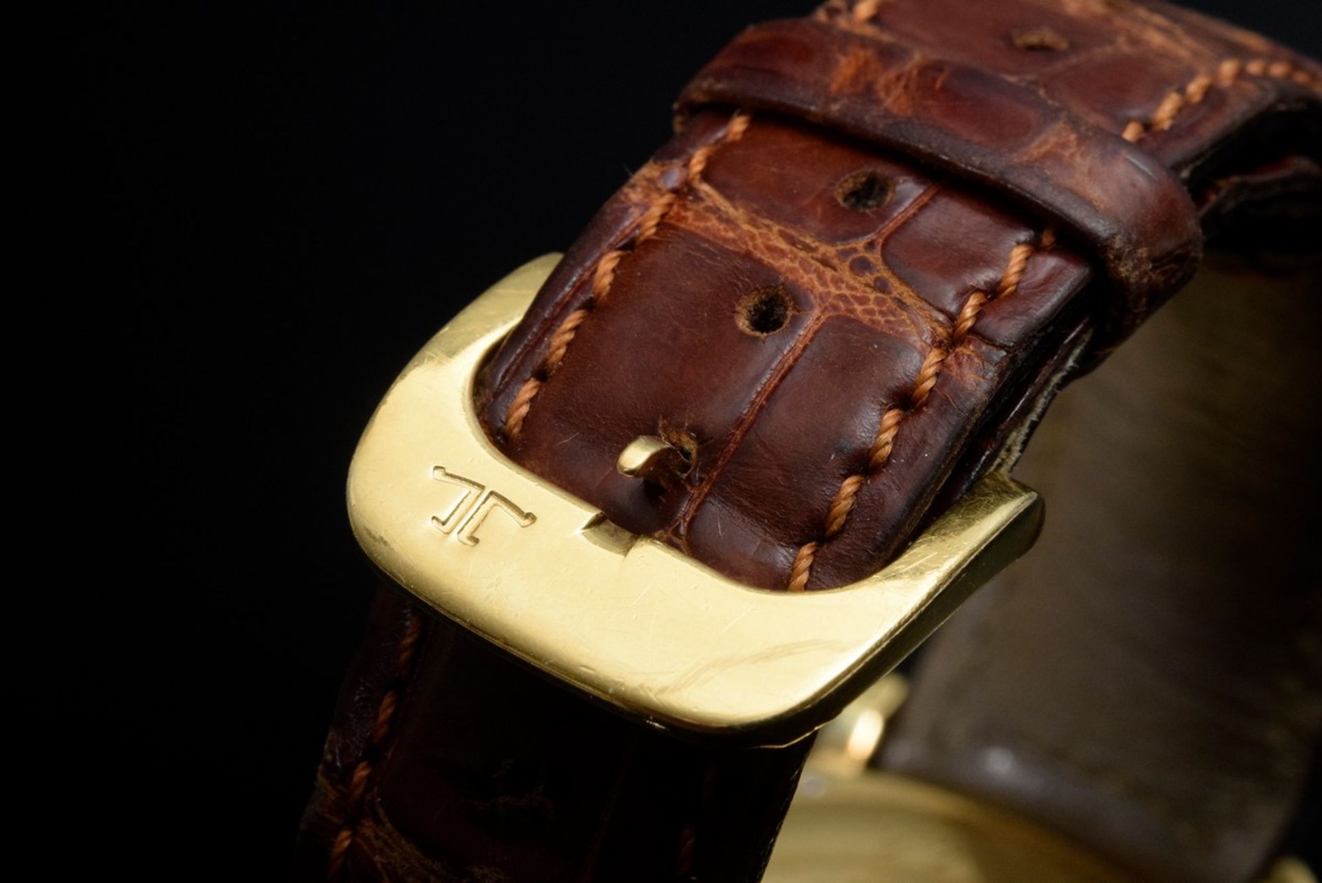 GG 750 Jaeger-LeCoultre "Master Géographique" Herrenarmbanduhr, No. 1015, Saphi - Bild 6 aus 13