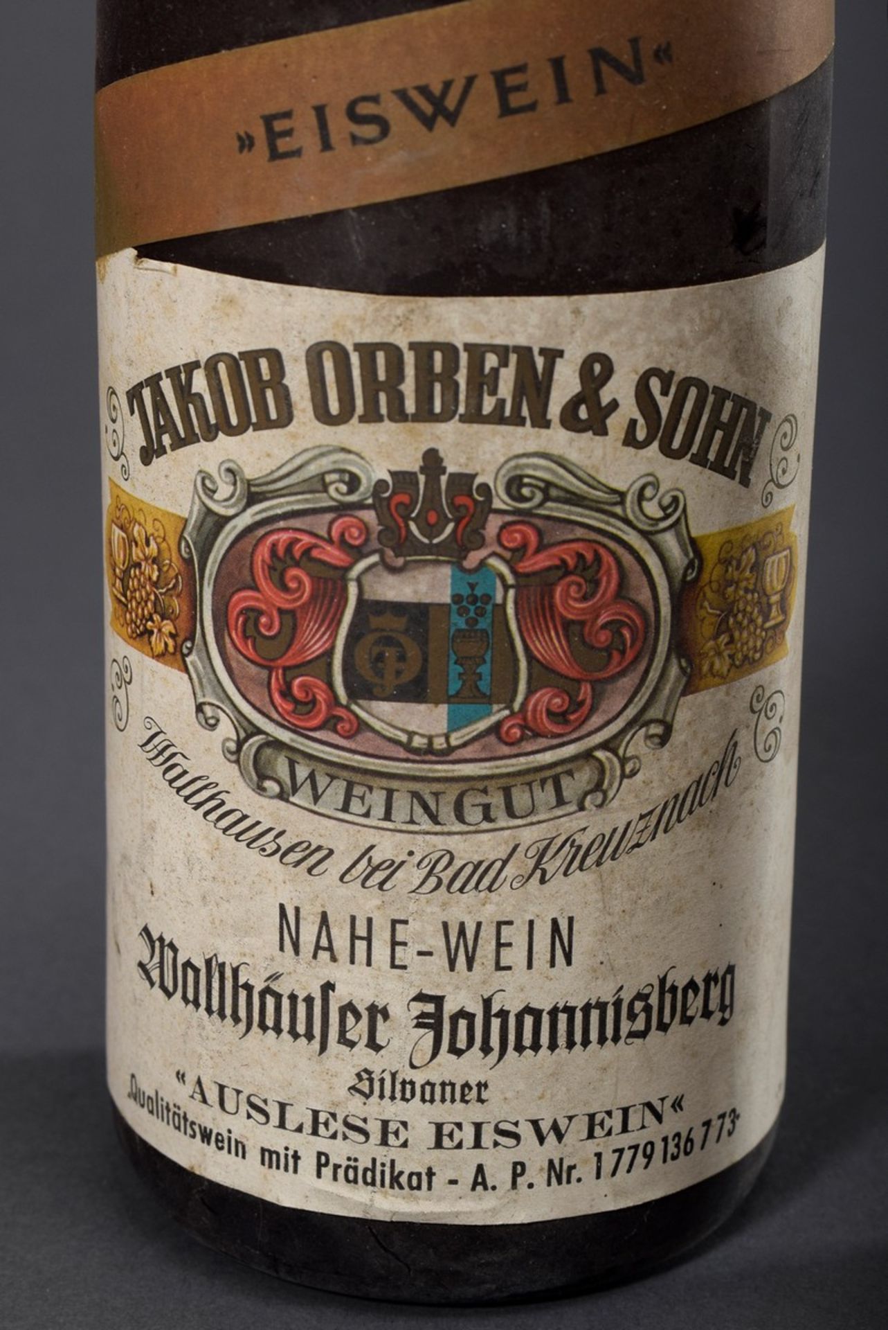 5 Diverse Flaschen deutscher Weißweine: Rheinhessen "Binger Rochusberg" 1957, S - Bild 2 aus 10