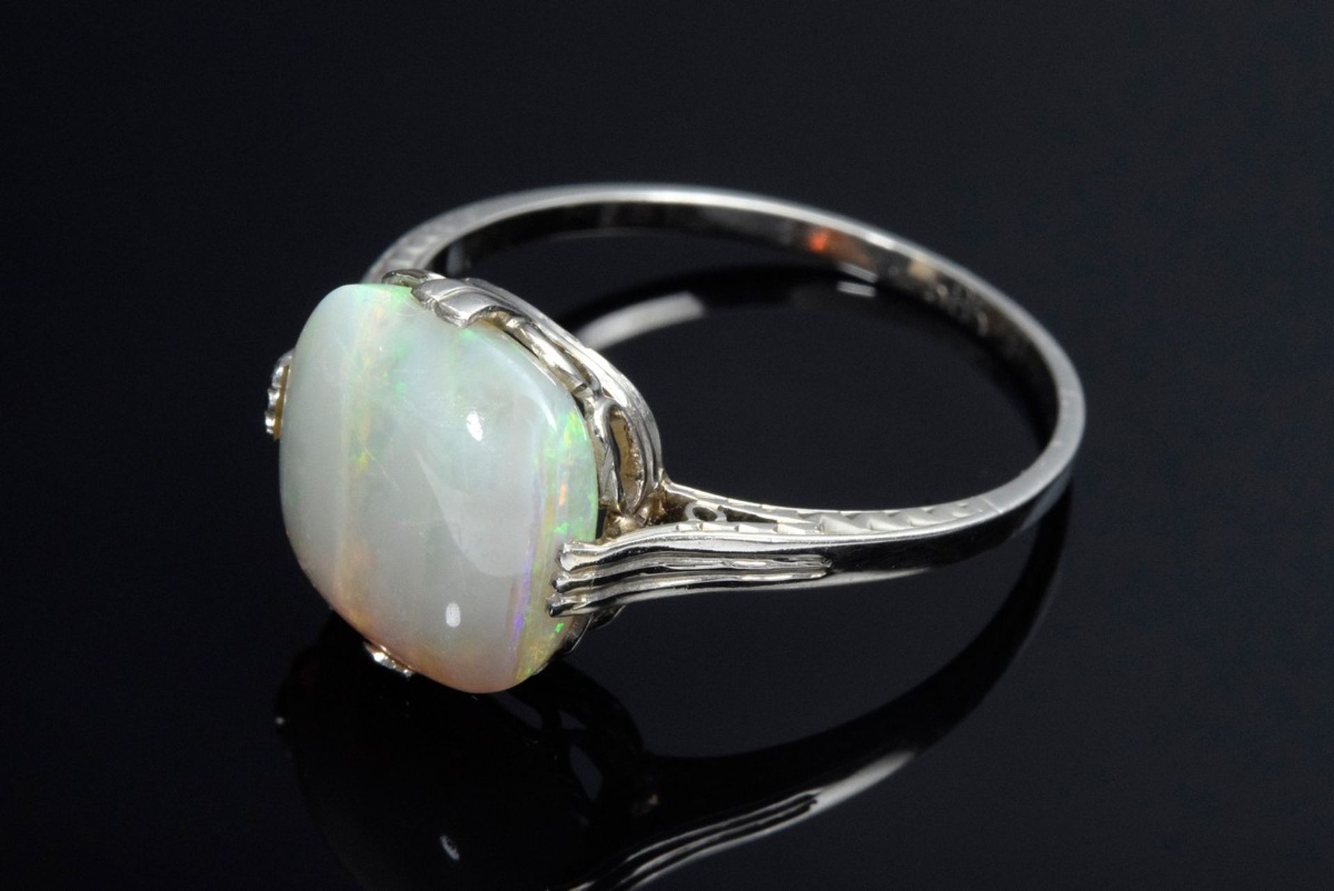 Feiner WG 585 Ring mit Opal, 2,3g, Gr. 57 - Bild 2 aus 4