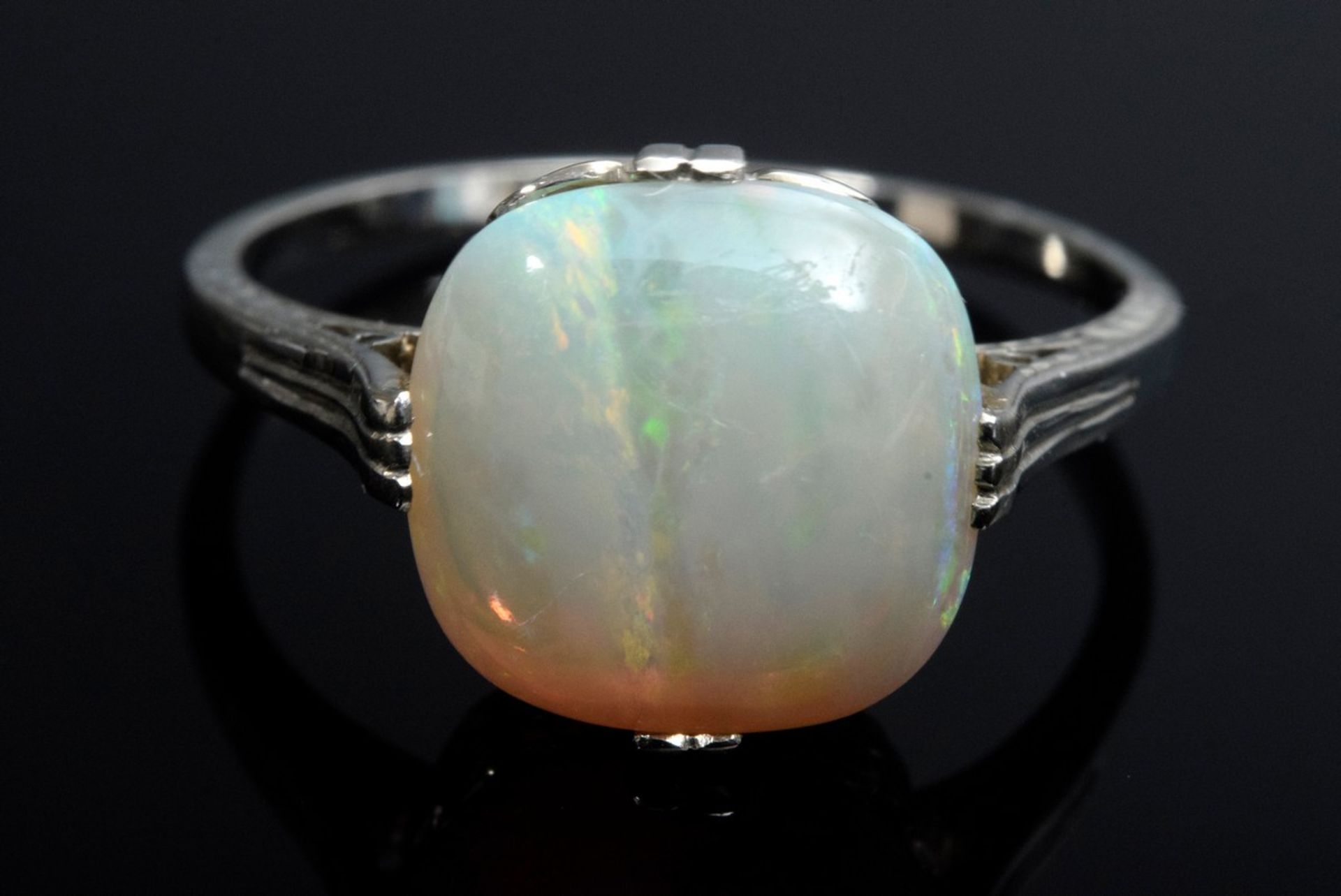 Feiner WG 585 Ring mit Opal, 2,3g, Gr. 57 - Bild 3 aus 4