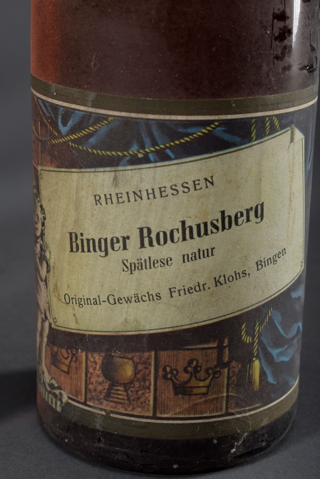 5 Diverse Flaschen deutscher Weißweine: Rheinhessen "Binger Rochusberg" 1957, S - Bild 8 aus 10