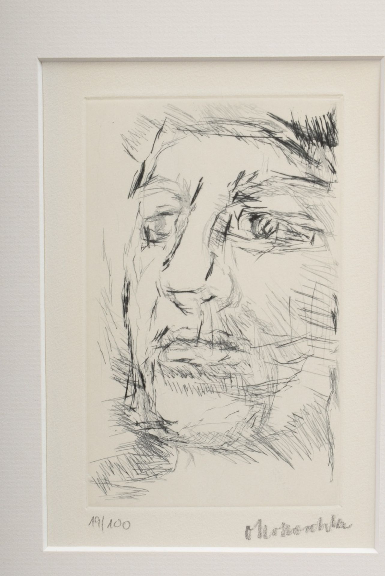 Kokoschka, Oskar (1886-1980) "Drei Selbstbildnis | Kokoschka, Oskar (1886-1980) "Three self-portrai - Image 4 of 5