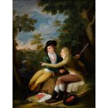 Unbekannter Künstler um 1800 "Freundschaftsbild | Unknown artist around 1800 " Friendship painting