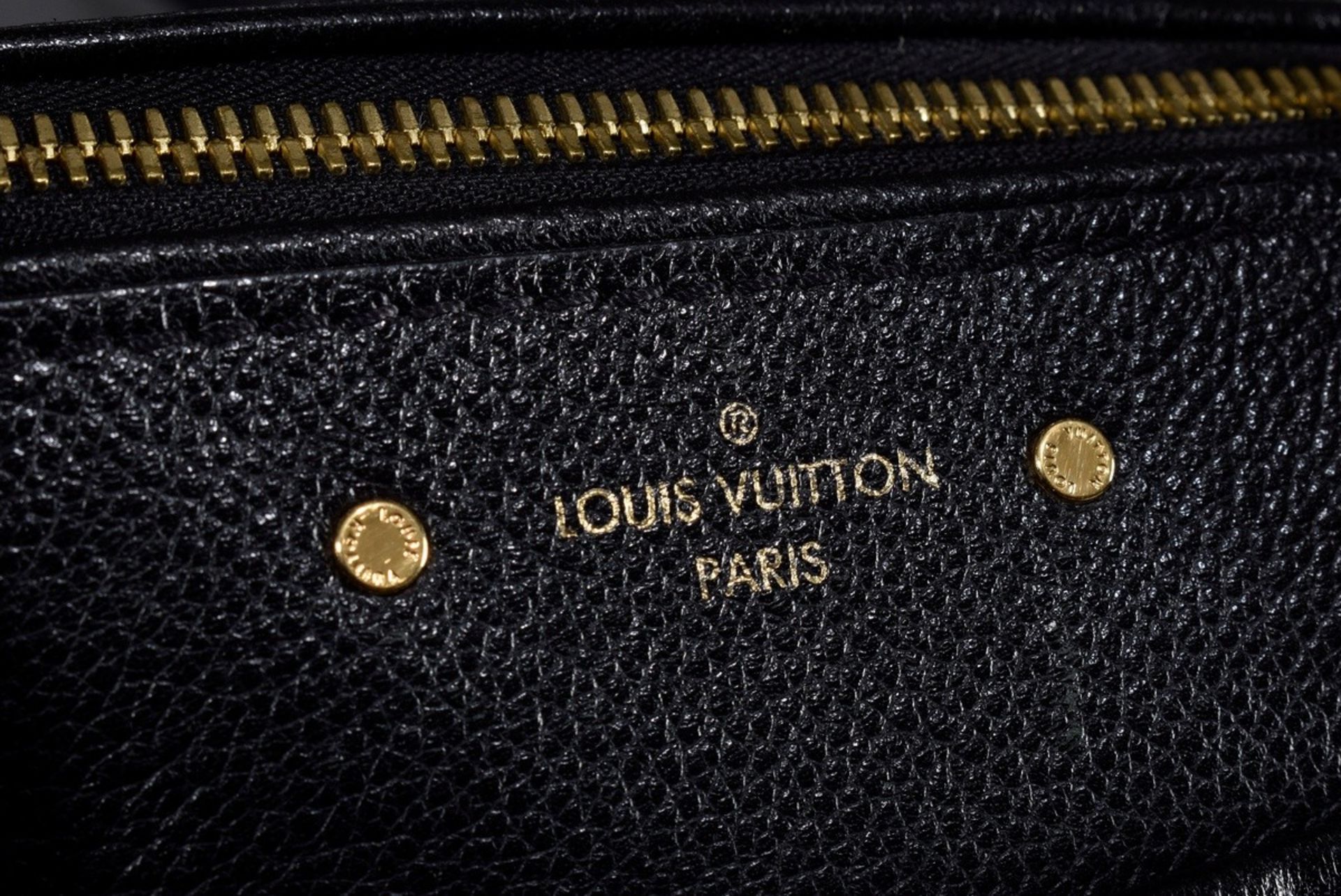 Schwarze Louis Vuitton "Speedy 30" in Monogram E | Black Louis Vuitton "Speedy 30" in Monogram Empr - Image 4 of 10