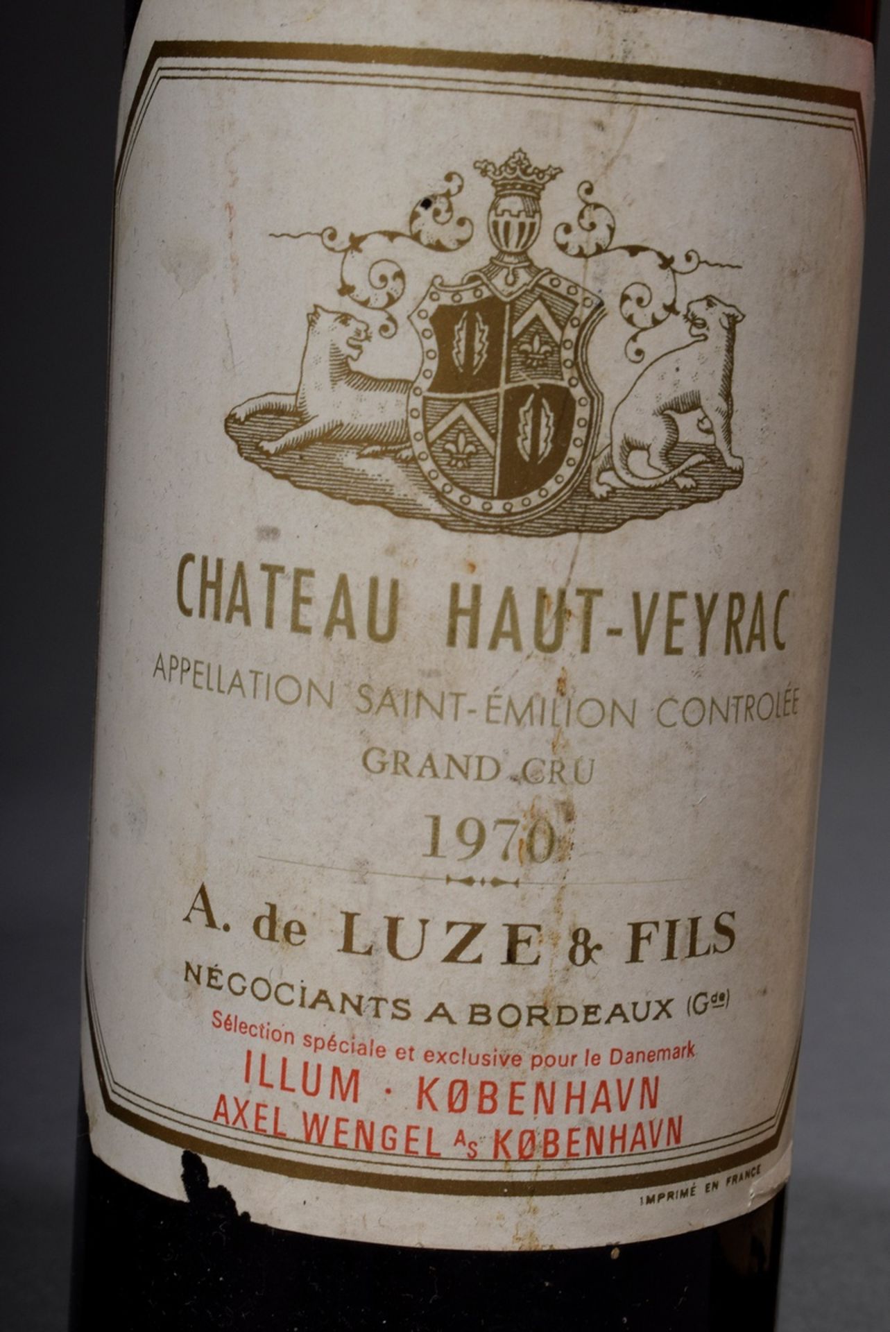 5 Diverse Flaschen Rotwein, Bordeaux, 1966 Chate | 5 Various bottles of red wine, Bordeaux, 1966 Ch - Bild 8 aus 13