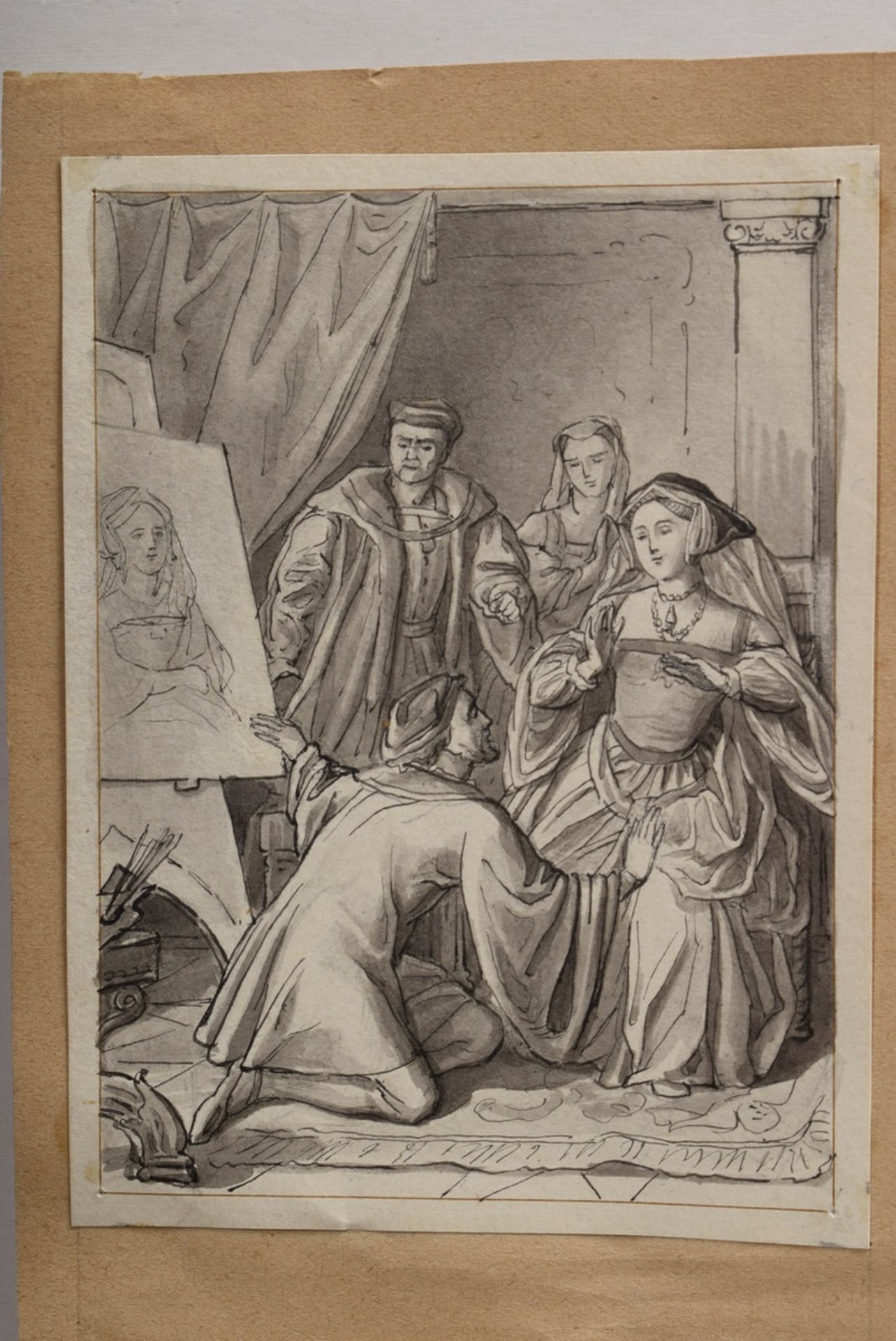 Unbekannter Künstler des frühen 19. Jh., 4 Darst | Unknown artist of the early 19th c., 4 depiction - Bild 2 aus 5