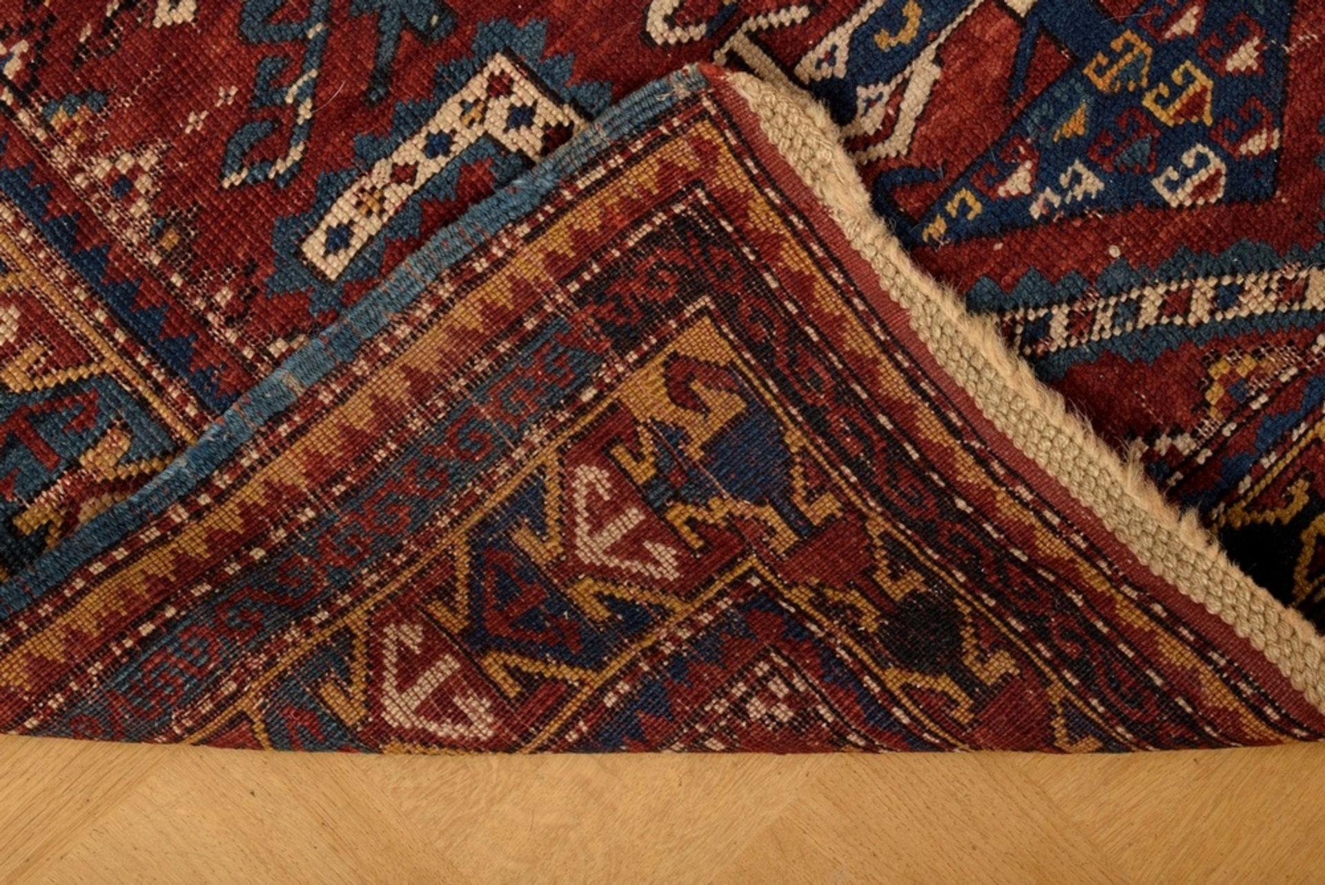 Fachralo Kazak Nischen- oder Gebetsteppich mit w | Fachralo Kazak niche or prayer rug with a white - Bild 7 aus 7