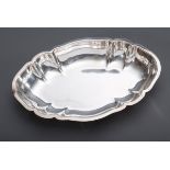 Schwerer, ovaler Chippendale Brotkorb, Wilkens, S | Heavy oval Chippendale bread basket, Wilkens, s