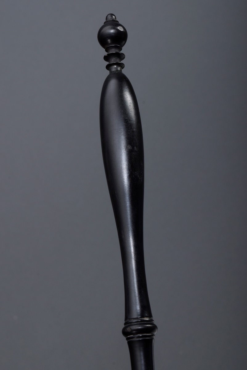 Biedermeier Bowlenkelle mit gedrechseltem Holzgr | Biedermeier bowl ladle with turned wooden handle - Image 5 of 5