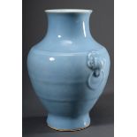 Chinesische Vase in Hu Form mit seitlichen Taoti | Chinese vase in Hu form with Taotie masks on the
