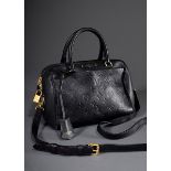 Schwarze Louis Vuitton "Speedy 30" in Monogram E | Black Louis Vuitton "Speedy 30" in Monogram Empr