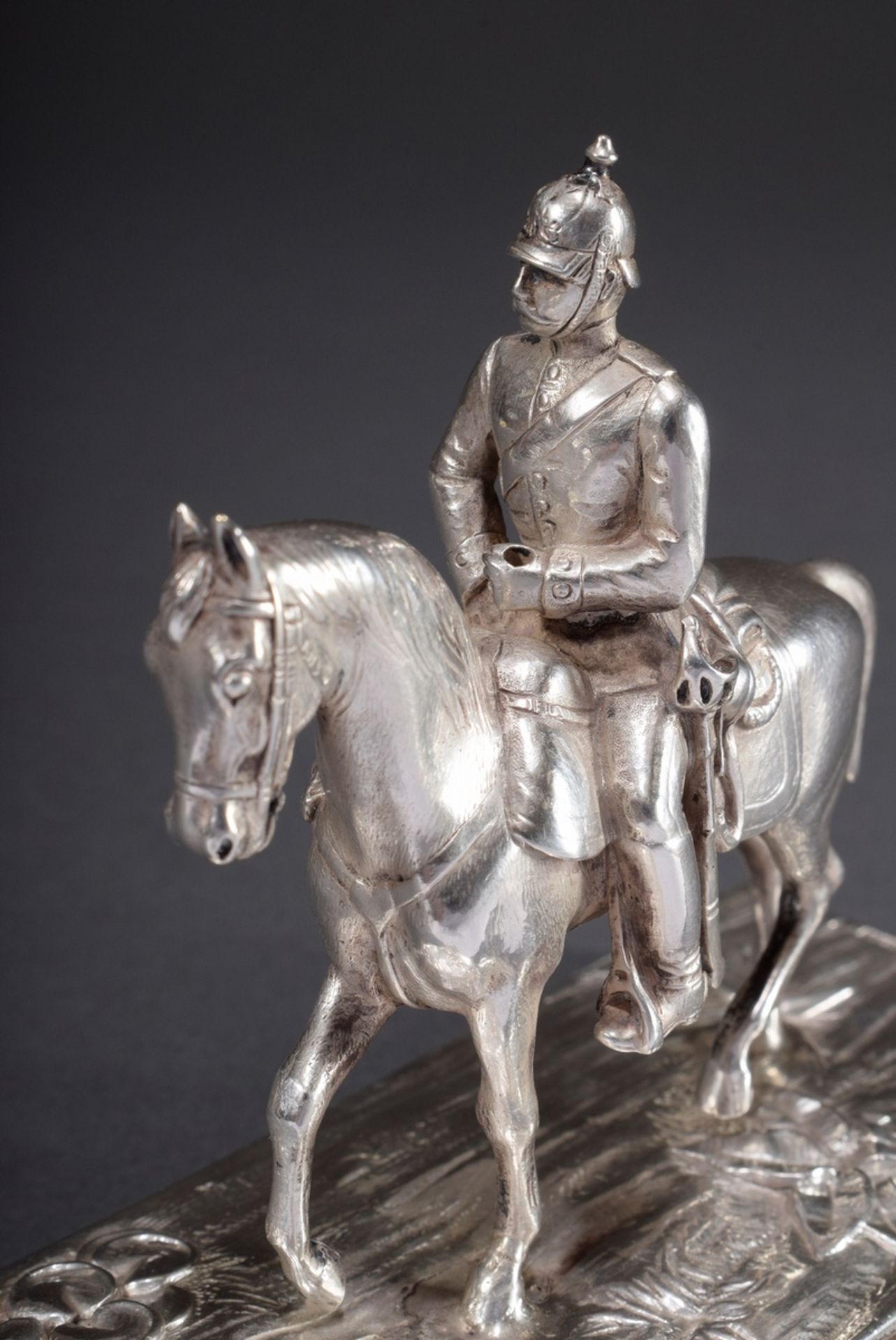 Briefbeschwerer "Kaiser Wilhelm II zu Pferde", H | Paperweight "Kaiser Wilhelm II on horseback", co - Bild 4 aus 8