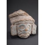 Maskenfragment des aztekischen Regen- und Wetter | Fragment of the mask of the Aztec rain and weath