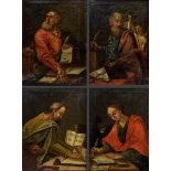 4 Evangelistenbilder „Lukas, Johannes, Markus, M | 4 Evangelist paintings "Luke, John, Mark, Matthe