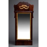 Kleiner Altonaer Spiegel, Mahagoni mit vergoldet | Small Altona mirror, mahogany with gilded mouldi