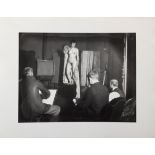 Zille, Heinrich (1858-1929) "Akt im Atelier", Fo | Zille, Heinrich (1858-1929) "Nude in the studio"
