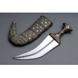 Arabischer Krummdolch "Jambia" oder "Handschar" | Arabic scimitar "Jambia" or "Handschar" with cur