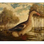 Uphoff, Fritz (1890-1966) "Die Ente", Öl/Leinwan | Uphoff, Fritz (1890-1966) "The Duck", oil/canvas