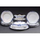 15 Teile Villeroy & Boch Speiseservice „Blaue Ol | 15 piece Villeroy & Boch dinner service "Blaue O