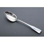 Großer Kloßlöffel im "Spatenmuster", versilbert | Large dumpling spoon in "spade pattern", silver p